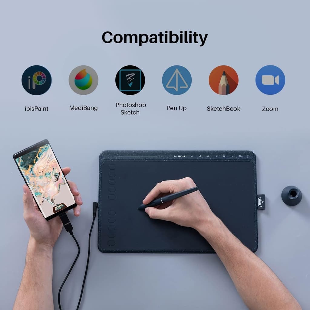 Huion HS611 - جهاز الرسم المحمول - صورة 3